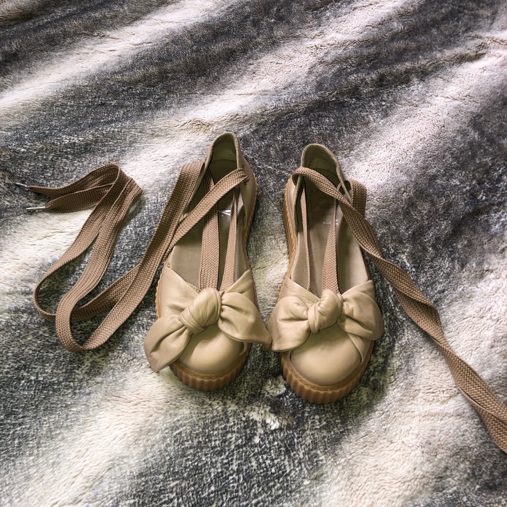 Fenty by Rihanna Bow Creeper platform sandals